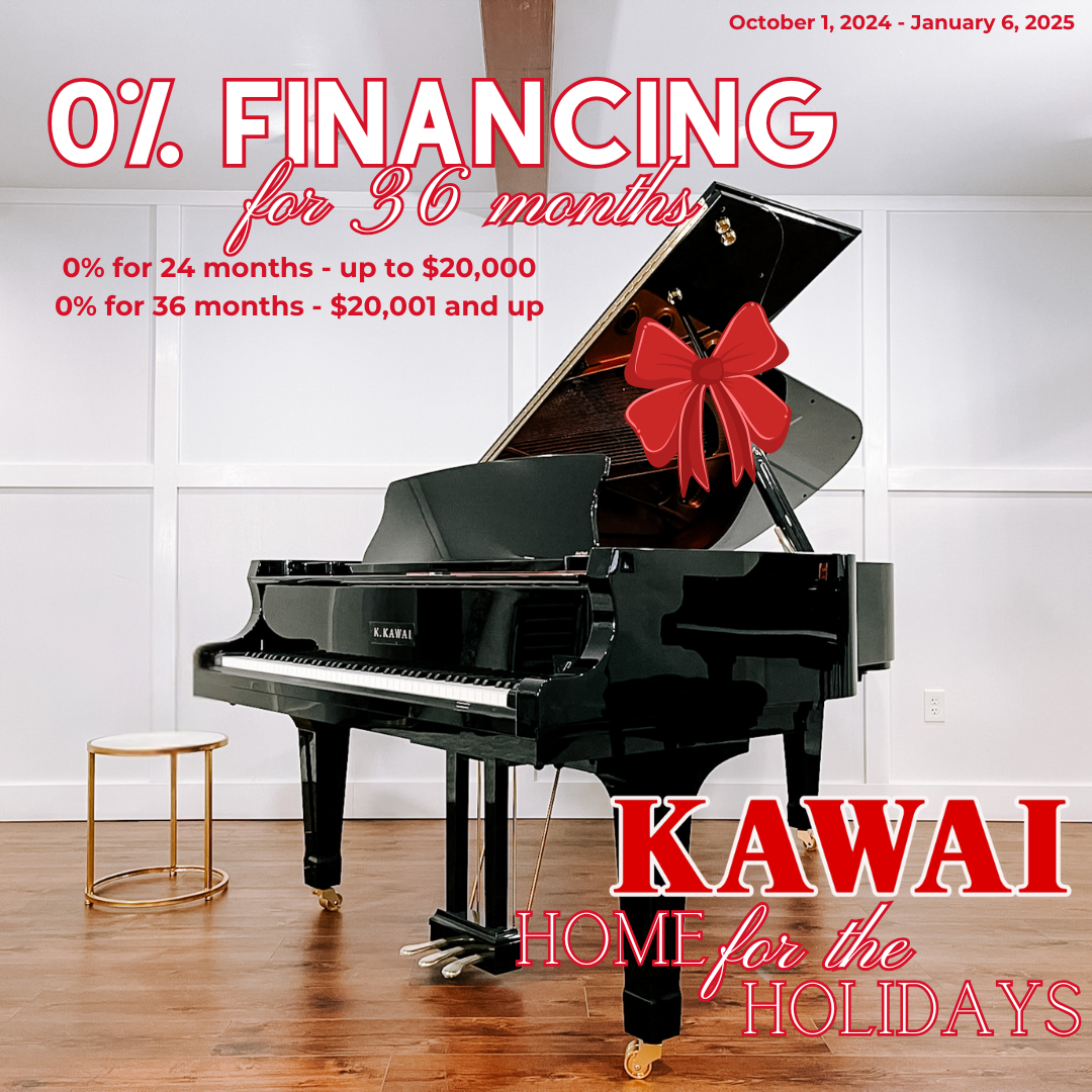 0% Financing for 36 Months Kawai Pianos